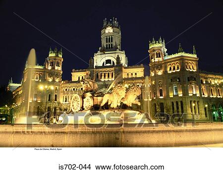 Plaza de Cibeles, Madrid, Spain View Large Photo Image Picture - Plaza de Cibeles, Madrid, Spain. Fotosearch