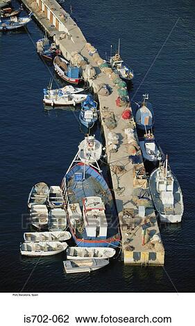 Stock Image - Port, Barcelona, Spain. Fotosearch