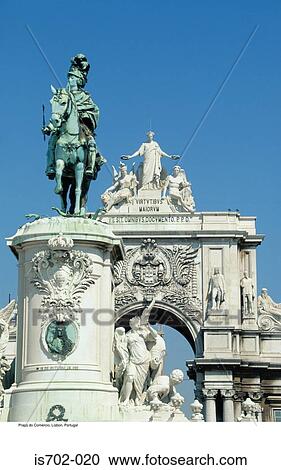 Praça do Comércio, Lisbon, Portugal View Large Photo Image Stock Image - Praça do Comércio, Lisbon, Portugal. Fotosearch
