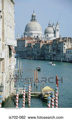 Stock Image - Santa Maria della Salute, Venice, Italy. Fotosearch