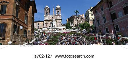 Spanish Steps, Rome, Italy View Large Photo Image Stock Photo - Spanish Steps, Rome, Italy. Fotosearch