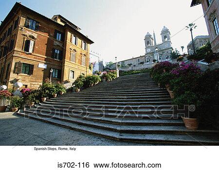 Spanish Steps, Rome, Italy View Large Photo Image Stock Photograph - Spanish Steps, Rome, Italy. Fotosearch