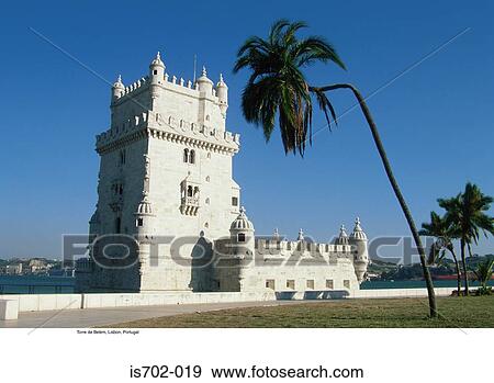 torre, de, belém, lisboa, portugal Ampliar Foto Arquivo Fotográficos - torre, de, belém, lisboa, portugal. Fotosearch - Busca de Imagens Fotográficas, Cartazes, e Fotos Clipart