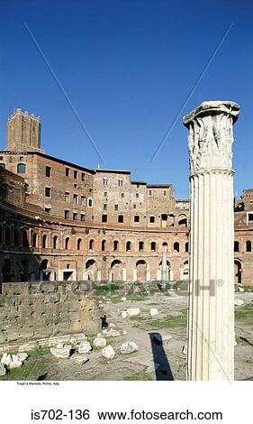Trajan's Markets, Rome, Italy View Large Photo Image Stock Photograph - Trajan's Markets, Rome, Italy. Fotosearch