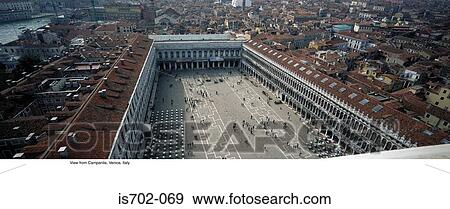 View from Campanile, Venice, Italy View Large Photo Image Stock Photo - View from Campanile, Venice, Italy. Fotosearch