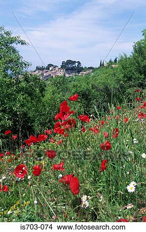 Bonnieux, Luberon Mountains View Large Photo Image Picture - Bonnieux, Luberon Mountains. Fotosearch