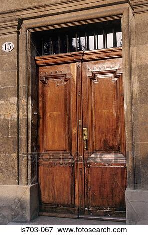 Stock Photo - Doorway in Aix-en-Provence. Fotosearch