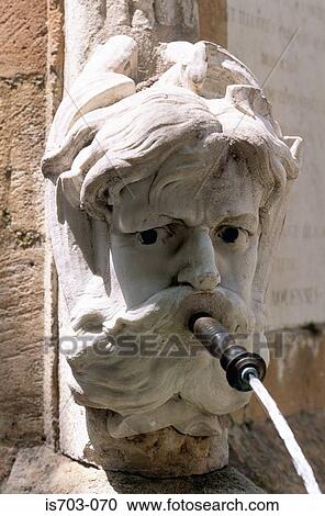 Stock Image - Fountain at Place Hôtel de Ville, Aix-en-Provence. Fotosearch