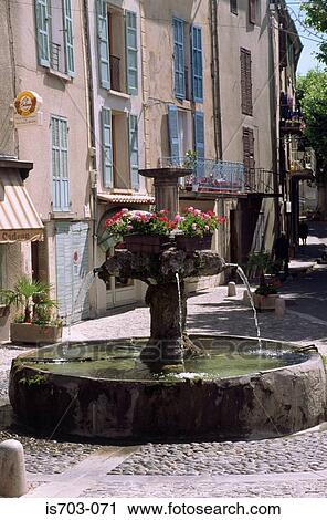 Fountain in Valensole, Alpes de Haute Provence View Large Photo Image Stock Image - Fountain in Valensole, Alpes de Haute Provence. Fotosearch