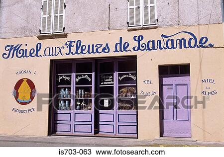 Shop in Valensole, Alpes de Haute Provence View Large Photo Image Stock Image - Shop in Valensole, Alpes de Haute Provence. Fotosearch