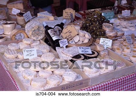 Cheese stall, Place Richelme market, Aix-en-Provence View Large Photo Image Picture - Cheese stall, Place Richelme market, Aix-en-Provence. Fotosearch