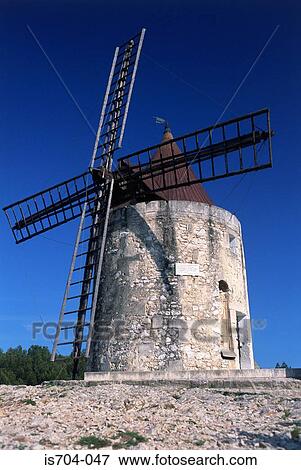 Daudet Windmill, Fontvielle View Large Photo Image Stock Photo - Daudet Windmill, Fontvielle. Fotosearch