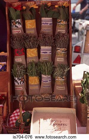 Herb stall, St Rémy View Large Photo Image Stock Photograph - Herb stall, St Rémy. Fotosearch