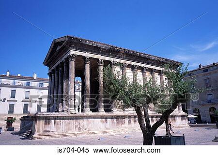 Maison Carrée, Nîmes View Large Photo Image Stock Photography - Maison Carrée, Nîmes. Fotosearch