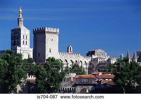 Palais des Papes, Avignon View Large Photo Image Stock Photo - Palais des Papes, Avignon. Fotosearch