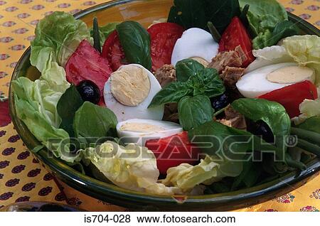 Salade Niçoise View Large Photo Image Stock Photo - Salade Niçoise. Fotosearch