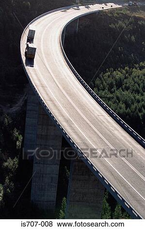 A curve on a suspended motorway View Large Photo Image Stock Photo - A curve on a suspended motorway. Fotosearch