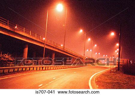 Road at night View Large Photo Image Stock Image - Road at night. Fotosearch
