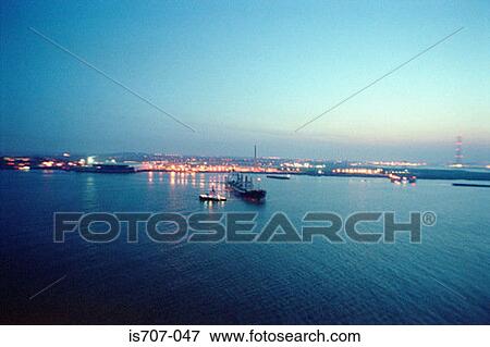 Stock Photo - Ship at sea. Fotosearch
