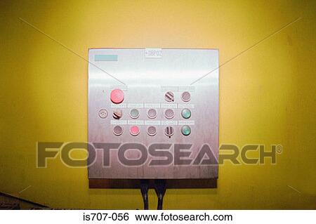 Switch box on the base of a container crane View Large Photo Image Stock Photograph - Switch box on the base of a container crane. Fotosearch