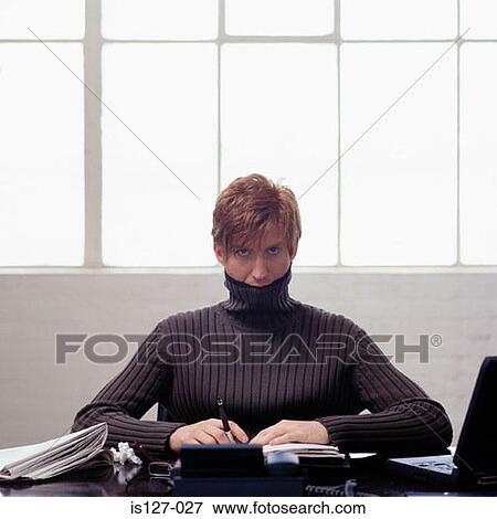 Stock Photo - Man at work. Fotosearch