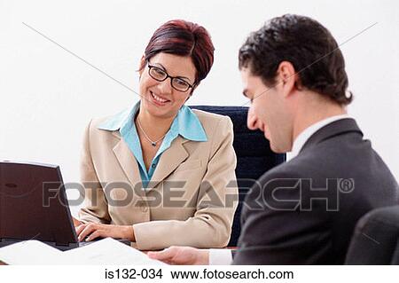Stock Photo - Business interview. Fotosearch - Search Stock Images, Mural Photographs, Pictures, and Clipart Photos