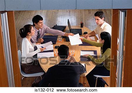 Stock Photo - Business meeting. Fotosearch - Search Stock Photography, Print Pictures, Images, and Photo Clip Art