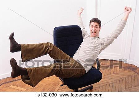 Stock Image - Happy businessman. Fotosearch