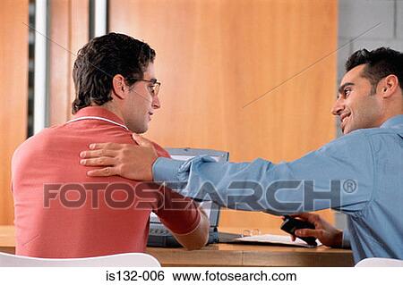 Stock Photograph - Two latino businessmen. Fotosearch
