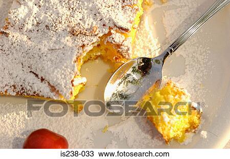 Cake on plate with spoon View Large Photo Image Stock Image - Cake on plate with spoon. Fotosearch