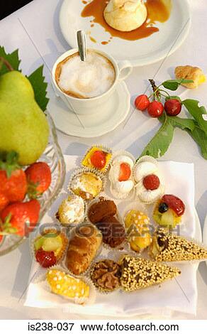Coffee and cakes View Large Photo Image Stock Photo - Coffee and cakes. Fotosearch