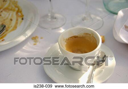 Empty coffee cup View Large Photo Image Stock Photo - Empty coffee cup. Fotosearch