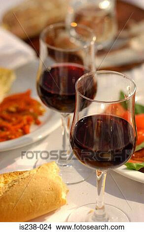 Wine glass on table View Large Photo Image Picture - Wine glass on table. Fotosearch