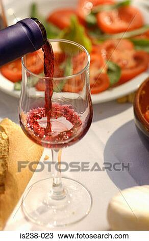 Wine glass on table View Large Photo Image Stock Image - Wine glass on table. Fotosearch