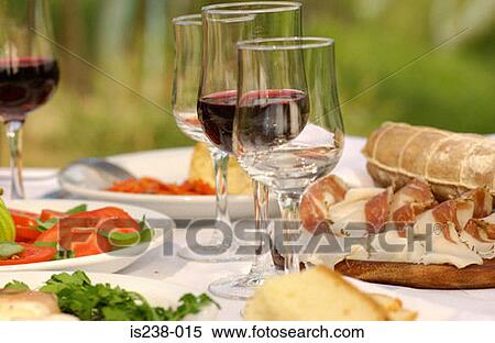 Wine glasses with plates View Large Photo Image Stock Photography - Wine glasses with plates. Fotosearch