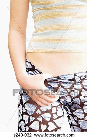Girl in trousers with heart shape pattern View Large Photo Image Stock Image - Girl in trousers with heart shape pattern. Fotosearch