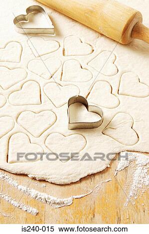 Stock Photography - Heart shaped pastry cutters. Fotosearch