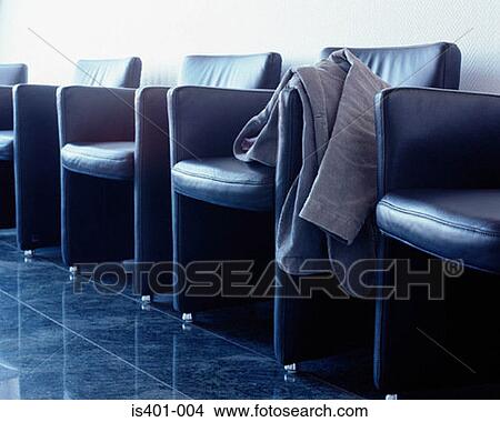 Leather Chairs In Hospital Waiting Room Picture Is401 004