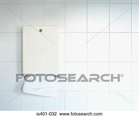 Paper towel dispenser on wall View Large Photo Image Stock Image - Paper towel dispenser on wall. Fotosearch