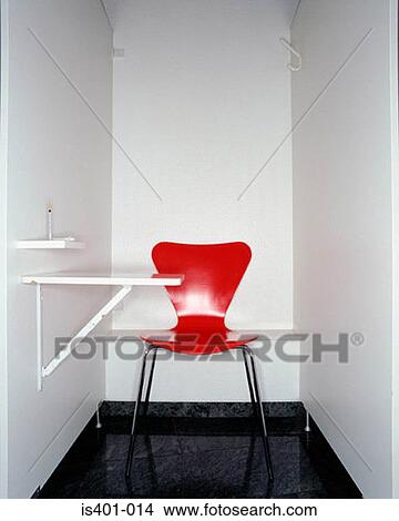 Picture - Red chair in hospital. Fotosearch