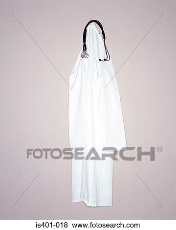 Stock Photo - Stethoscope and surgical gown. Fotosearch