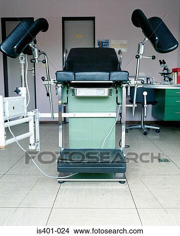 Treatment couch in hospital View Large Photo Image Picture - Treatment couch in hospital. Fotosearch
