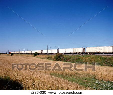 Cargo train View Large Photo Image Stock Image - Cargo train. Fotosearch