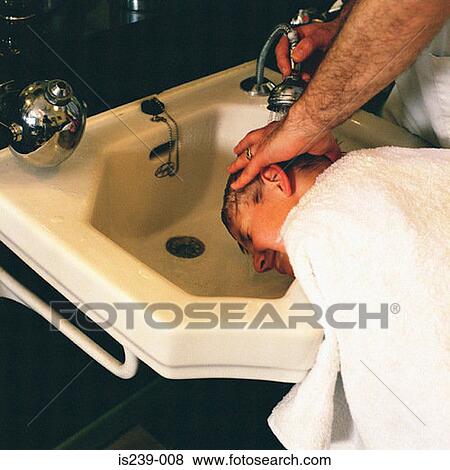 Boy at barbers View Large Photo Image Stock Photo - Boy at barbers. Fotosearch