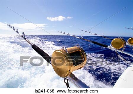 Fishing reels on boat View Large Photo Image Stock Photo - Fishing reels on boat. Fotosearch