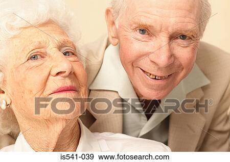 Elderly man and woman together View Large Photo Image Stock Photo - Elderly man and woman together. Fotosearch