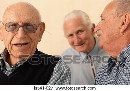 Three elderly men together View Large Photo Image Stock Photo - Three elderly men together. Fotosearch