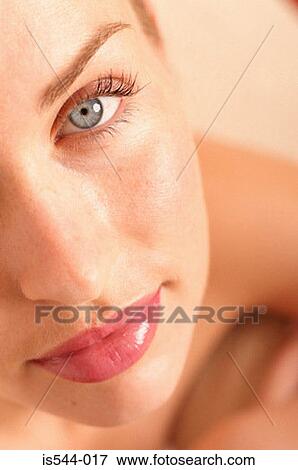 Partial portrait of young woman View Large Photo Image Stock Photo - Partial portrait of young woman. Fotosearch