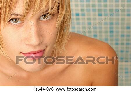 Portrait of young woman View Large Photo Image Stock Photograph - Portrait of young woman. Fotosearch