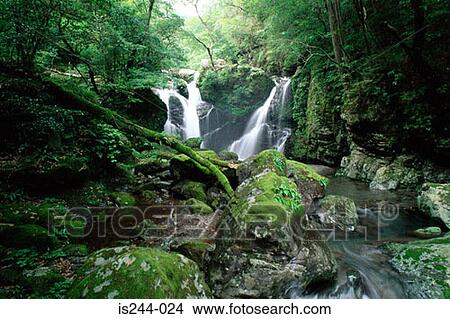 Waterfall View Large Photo Image Picture - Waterfall. Fotosearch